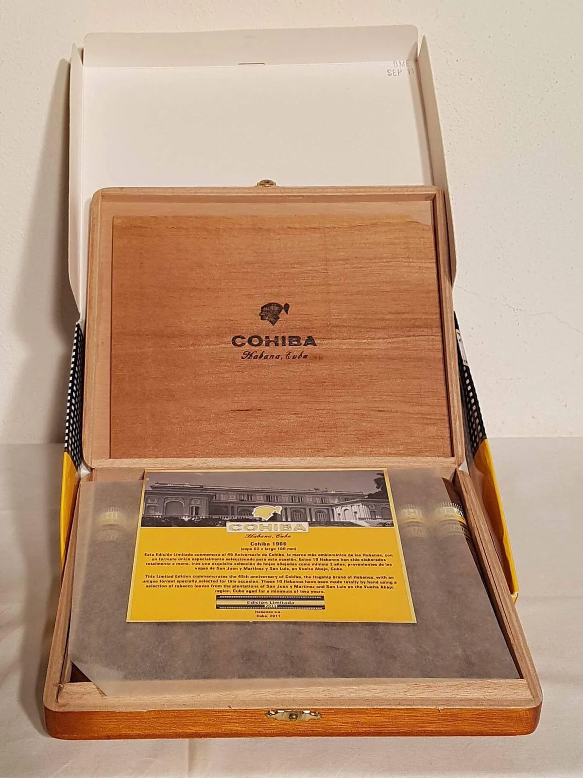 Cohiba 1966 Edición Limitada 2011 Cigar - Image 3