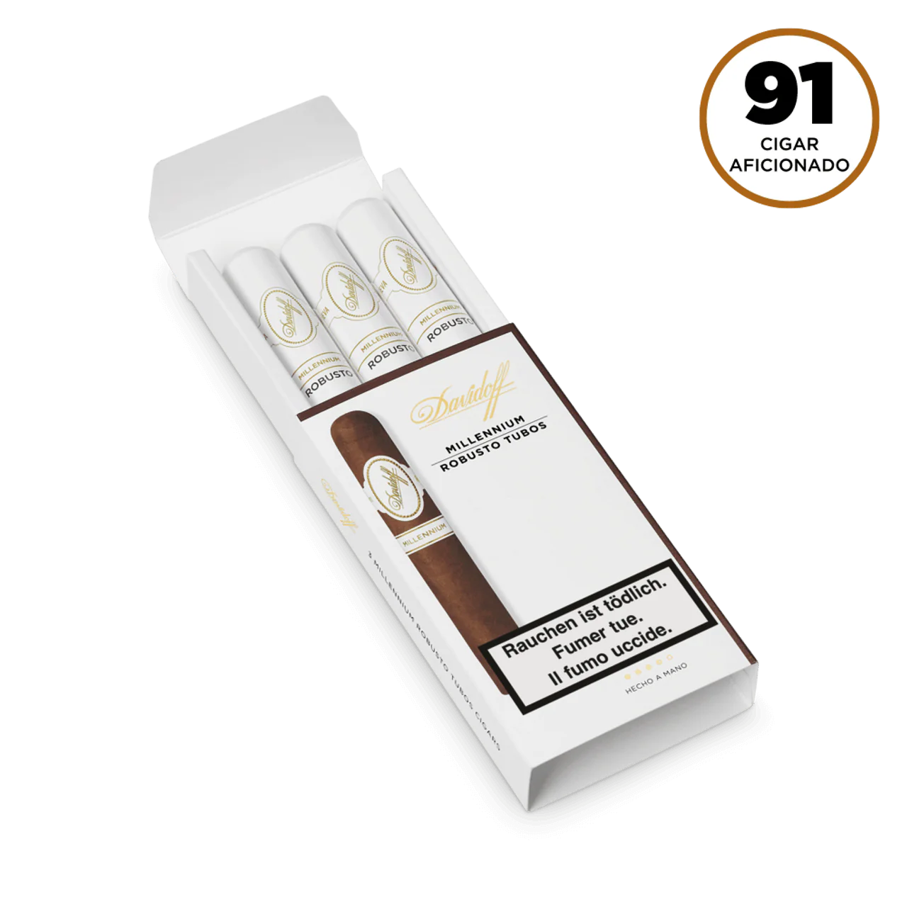 Davidoff Millennium Blend Robusto Cigar - Image 3