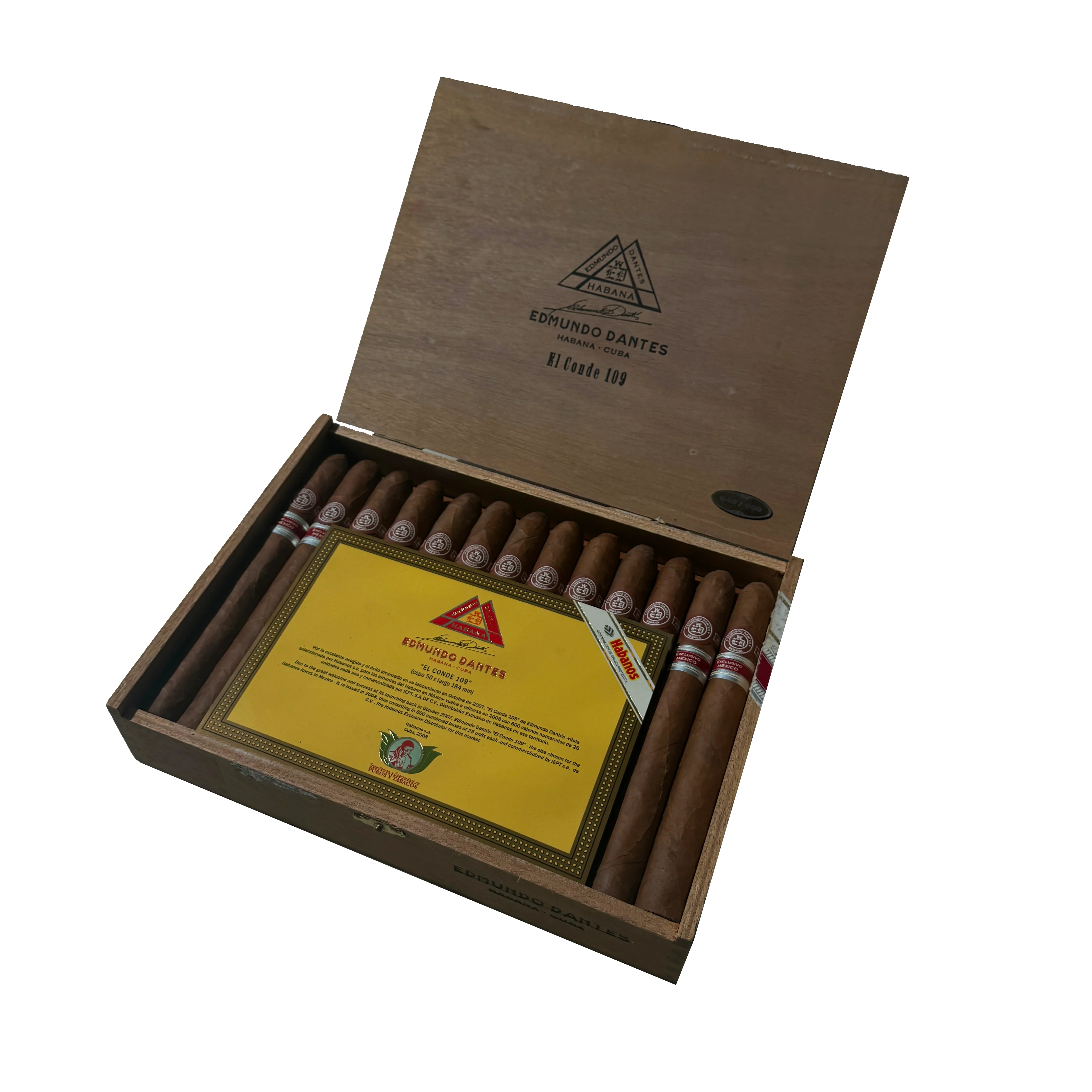 Edmundo Dantes El Conde 109 Cigar (Ex. Mexico 2007) - Image 4