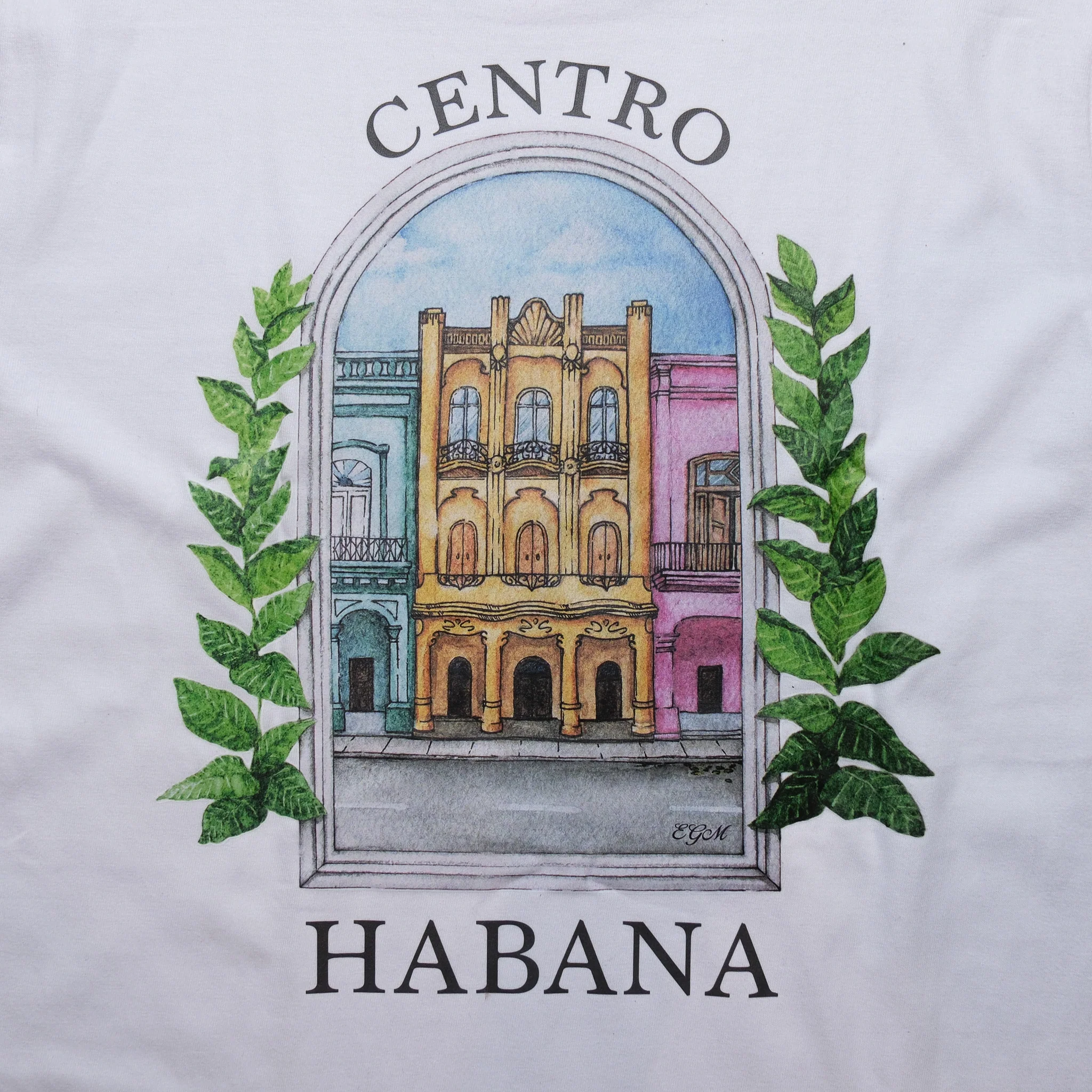 EGM CENTRO HABANA T-SHIRT - WHITE - Image 4