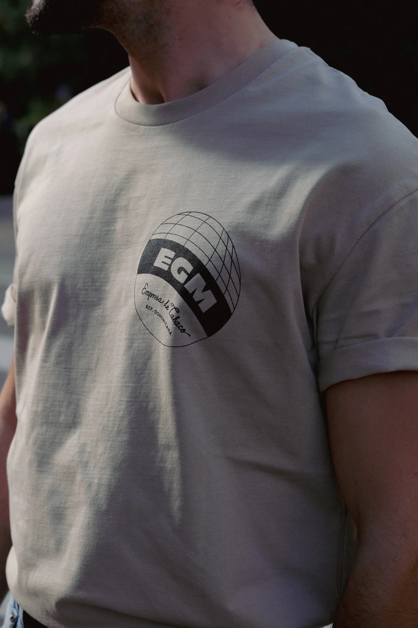 EGM GLOBE T-SHIRT - DESERT SAND - Image 3