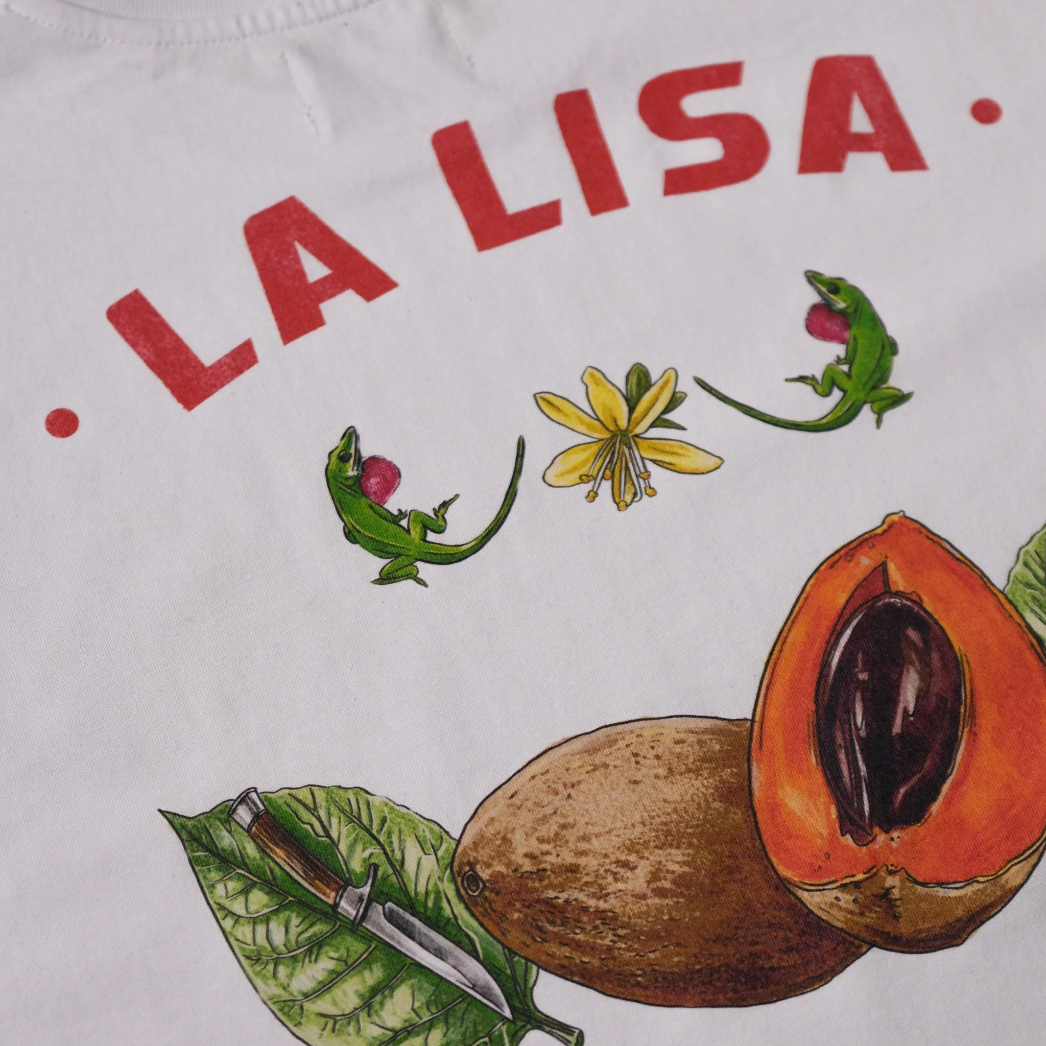 EGM LA LISA T-SHIRT - WHITE - Image 5