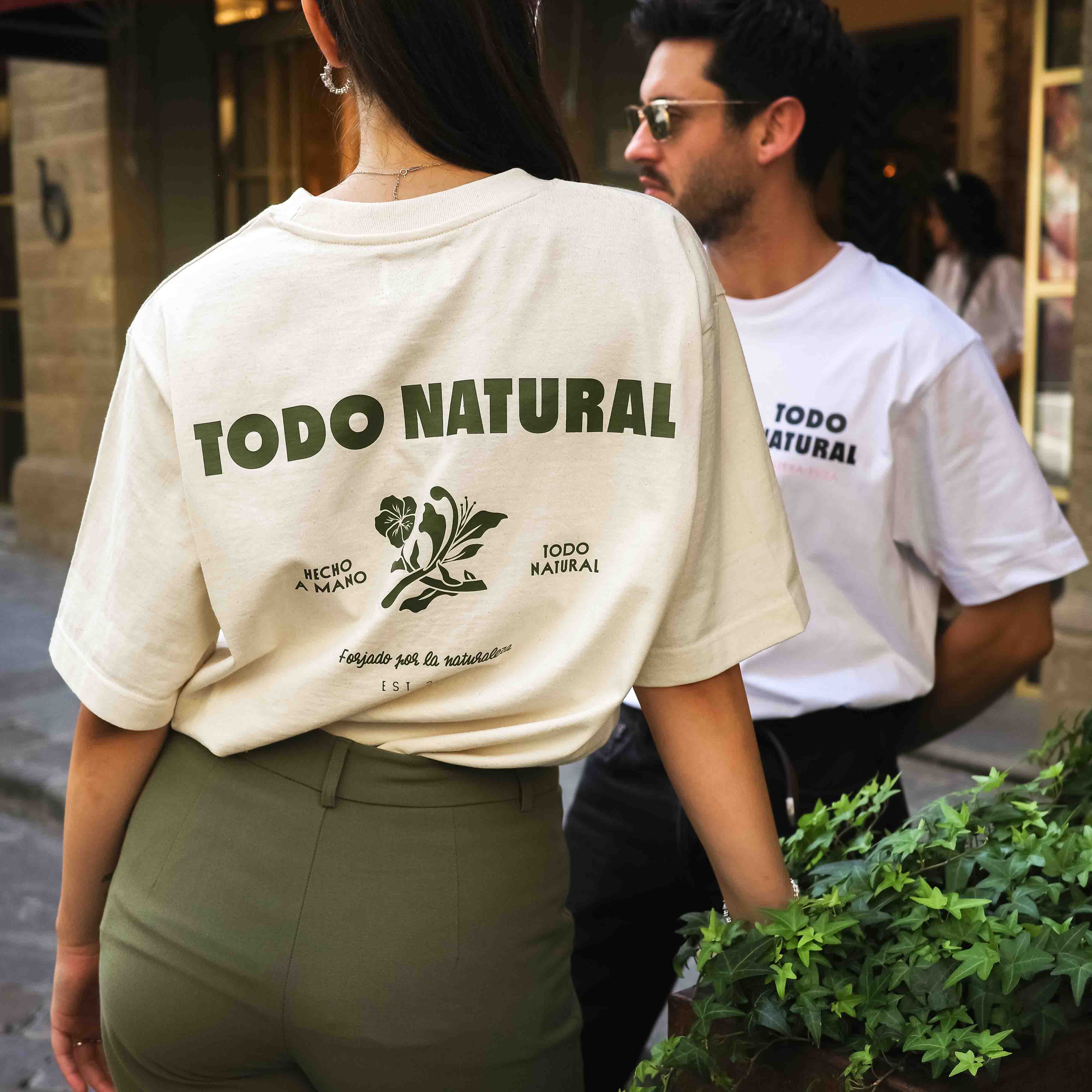 EGM TODO NATURAL T-SHIRT - PANNA - Image 3