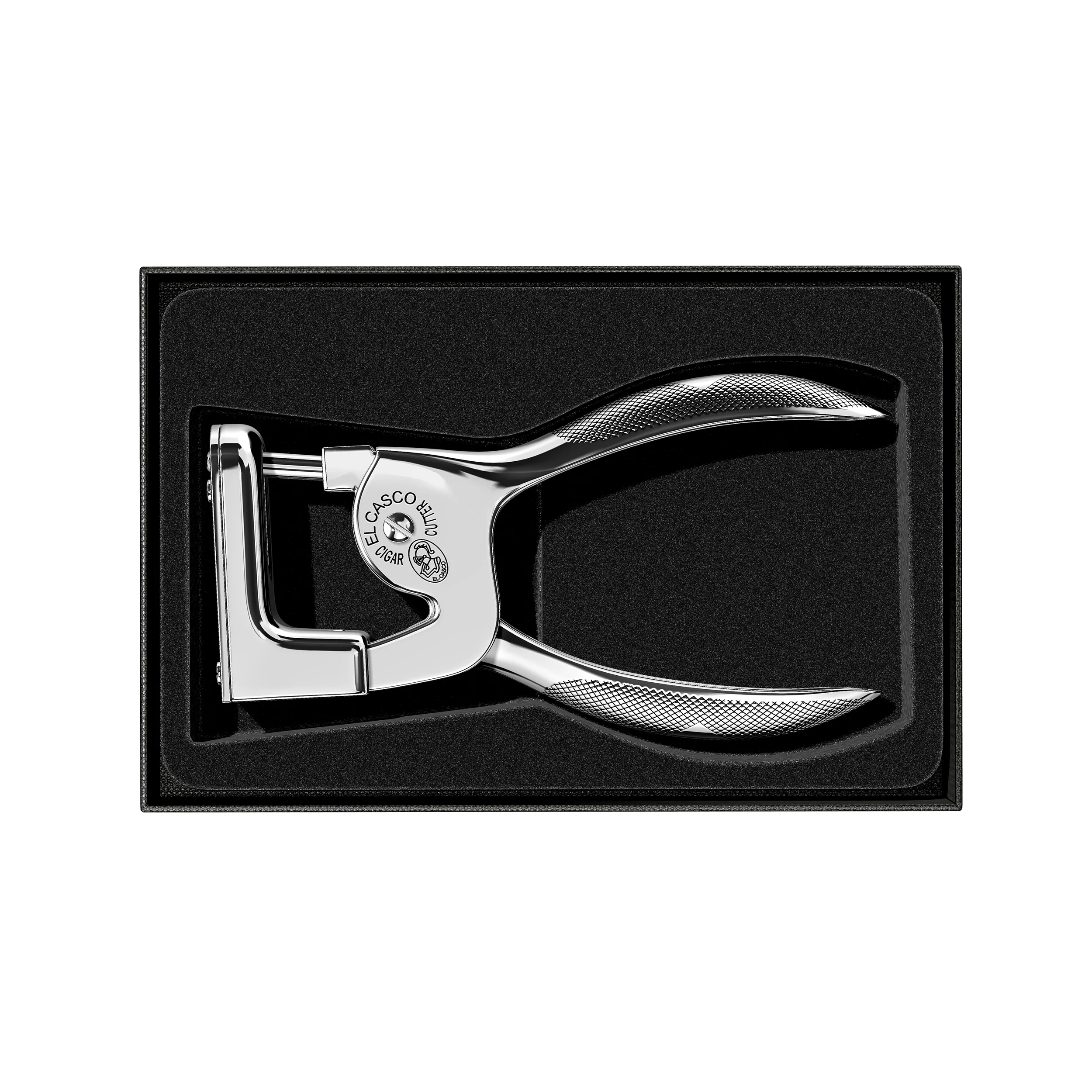 El Casco Shiny Chrome Cigar Cutter - Image 6