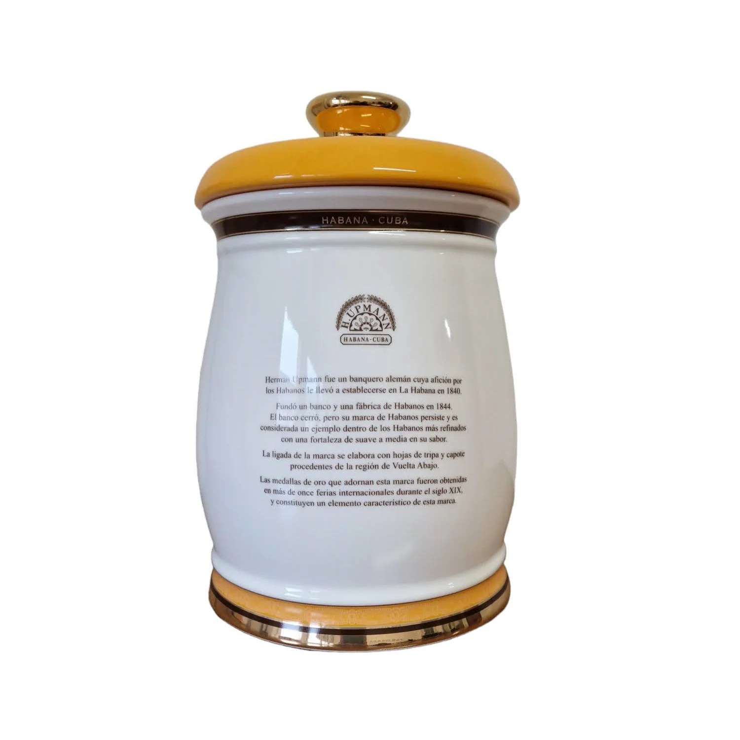 H. Upmann Porcelain Jar - Image 4