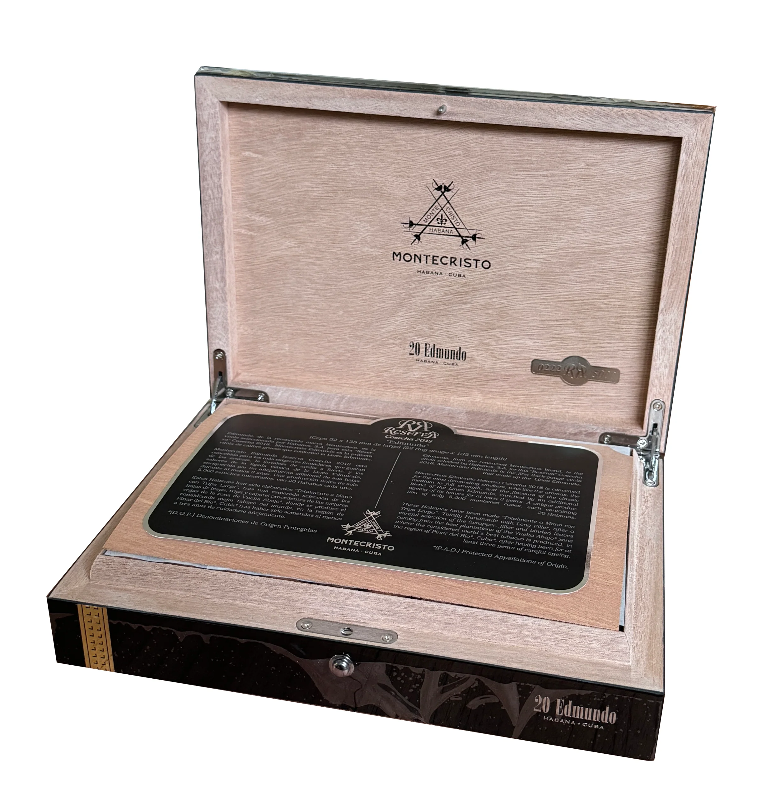 Montecristo Edmundo Reserva Cosecha 2018 Cigar - Image 3