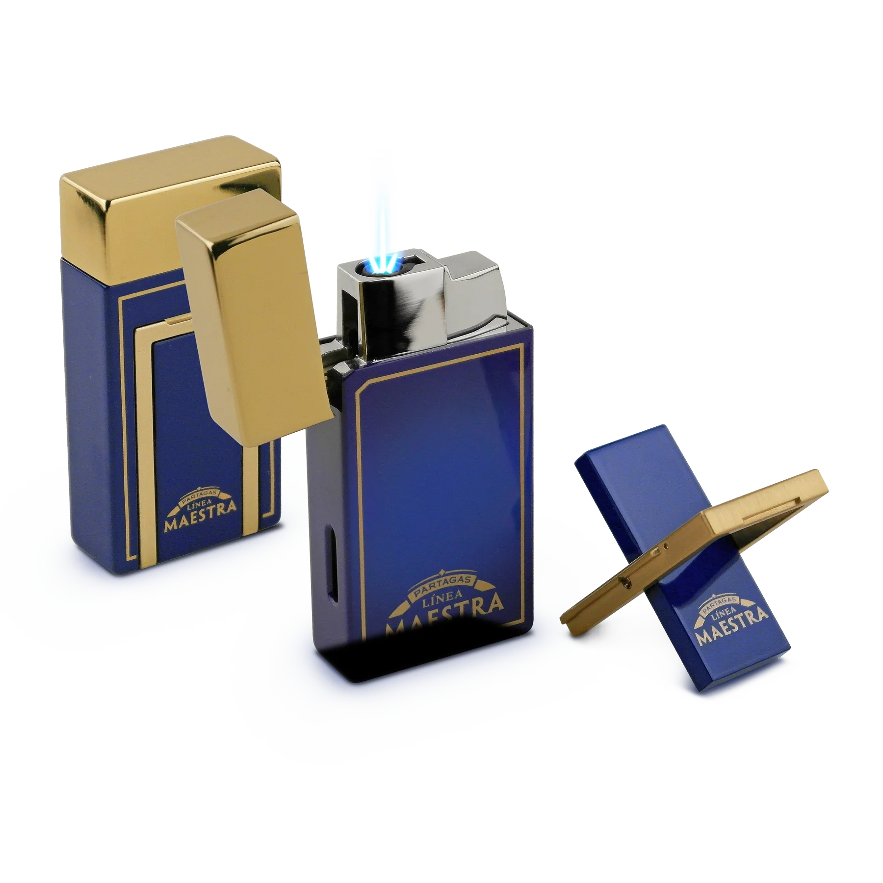 Partagas Linea Maestra Cigar Stand and Lighter Set