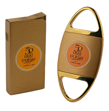 Quai d'Orsay Cigar Cutter and Lighter Set