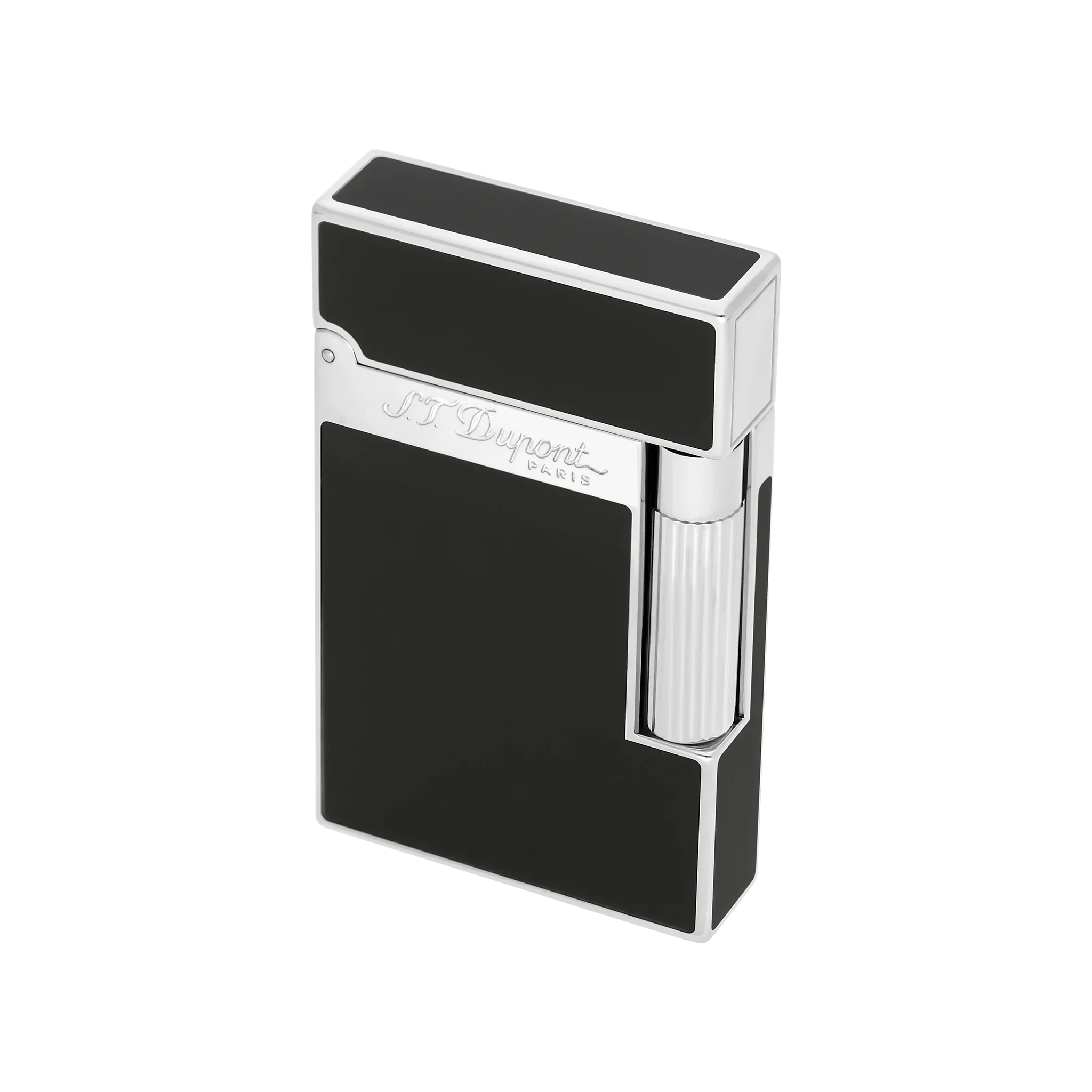 S.T. Dupont Ligne 2 - Black Lacquer Lighter - Image 2