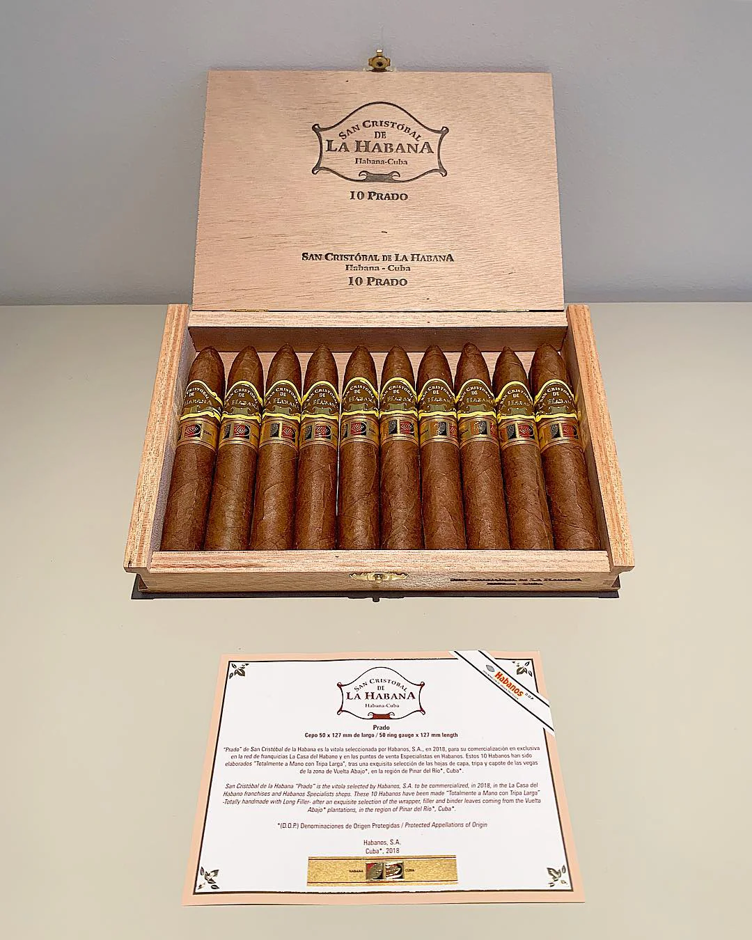San Cristóbal de La Habana Prado Cigar LCDH - Image 3