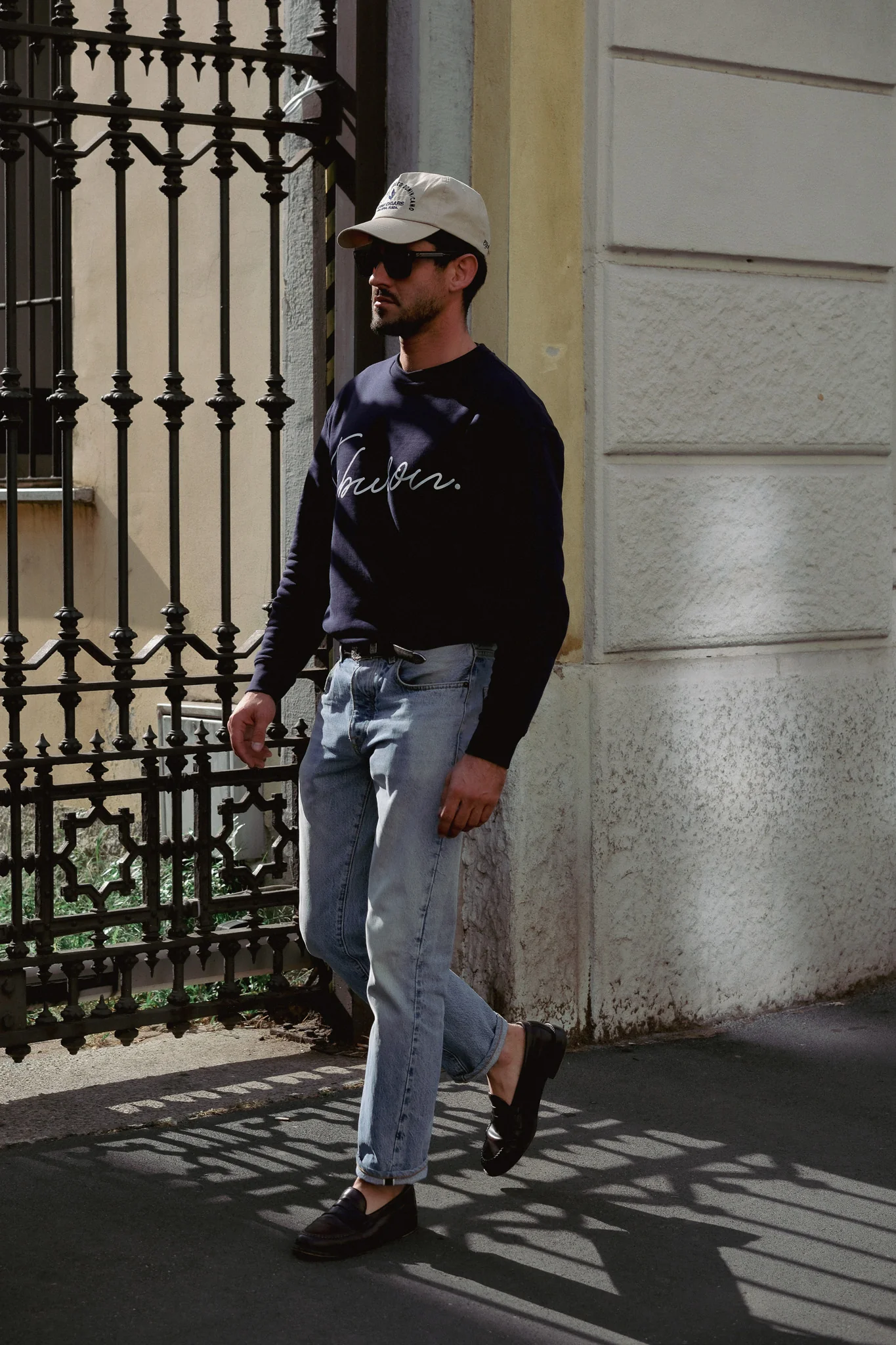 TIBURON CREWNECK SWEATSHIRT - NAVY - Image 6