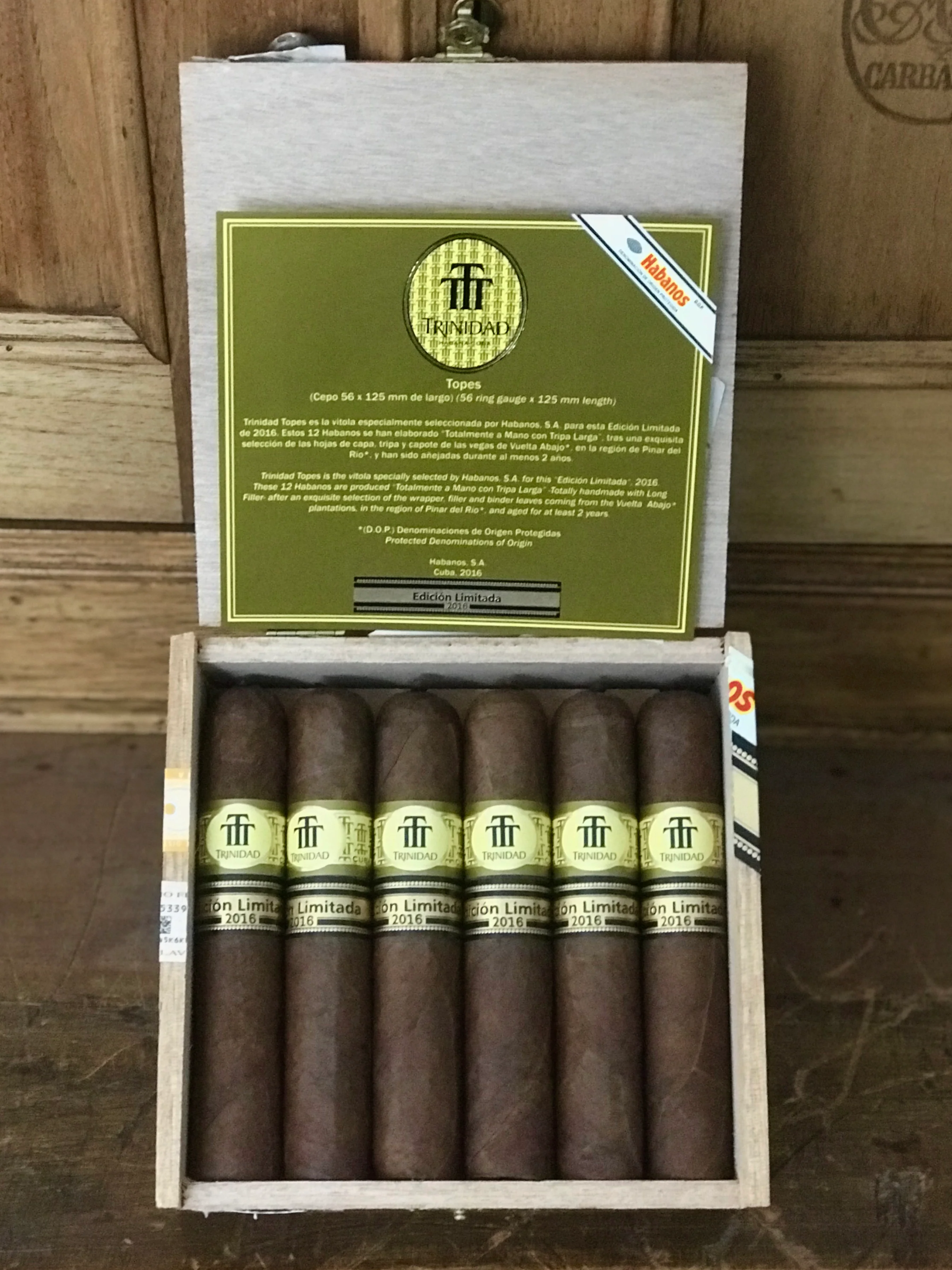 Trinidad Topes Edición Limitada 2016 Cigar - Image 5